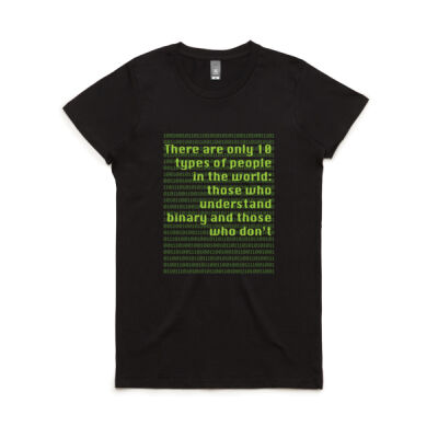 Binary - there are only 10 types Women's T Thumbnail