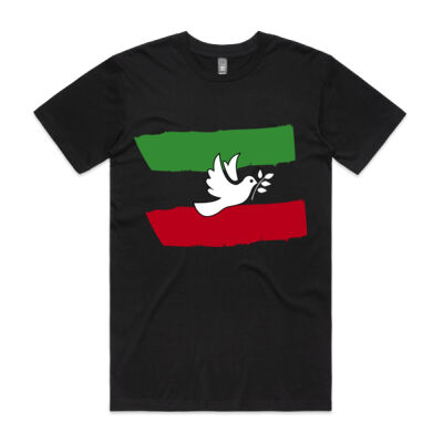 Iran Dove Flag Men's T Thumbnail